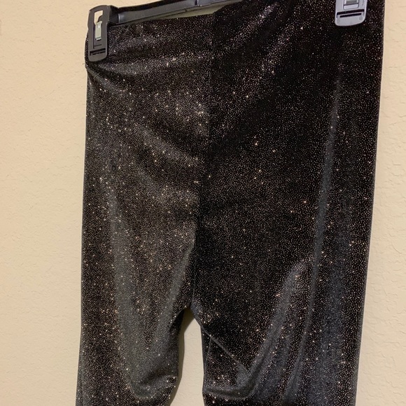 ZARA Black & Gold Sparkle Leggings⚡️ - Picture 4 of 5